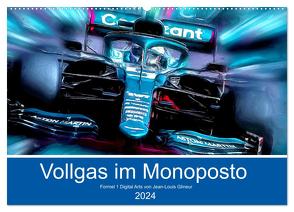 Vollgas im Monoposto (Wandkalender 2024 DIN A2 quer), CALVENDO Monatskalender von DeVerviers,  DeVerviers
