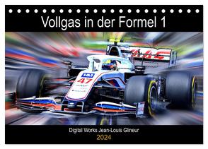 Vollgas in der Formel 1 (Tischkalender 2024 DIN A5 quer), CALVENDO Monatskalender von Glineur,  Jean-Louis