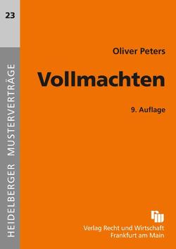 Vollmachten von Peters,  Oliver