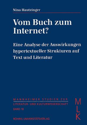 Vom Buch zum Internet? von Hautzinger,  Nina