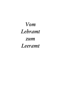 Vom Lehramt zum Leeramt von Sankt Thomas von Aquin e.V.,  Verein