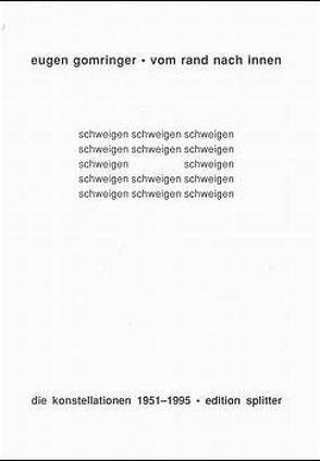 Vom Rand nach innen, Gesamtwerk Band I. von Gomringer,  Eugen, Riha,  Karl