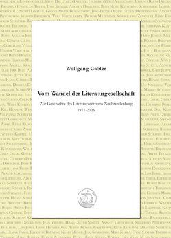 Vom Wandel der Literaturgesellschaft von Gabler,  Wolfgang