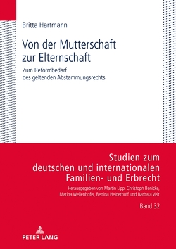 Von der Mutterschaft zur Elternschaft von Hartmann,  Britta