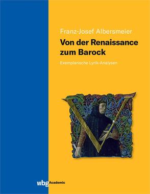 Von der Renaissance zum Barock von Albersmeier,  Franz-Josef