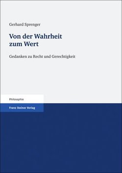 Von der Wahrheit zum Wert von Sprenger,  Gerhard