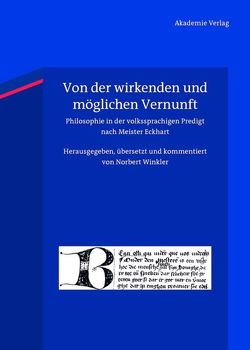 Von der wirkenden und möglichen Vernunft von Winkler,  Norbert