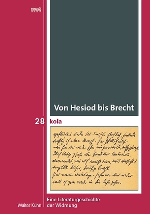 Von Hesiod bis Brecht von Kühn,  Walter