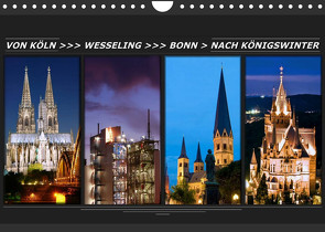 Von Köln nach Königswinter (Wandkalender 2022 DIN A4 quer) von Bonn,  BRASCHI