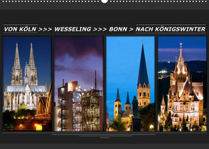 Von Köln nach Königswinter (Wandkalender 2023 DIN A2 quer) von Bonn,  BRASCHI