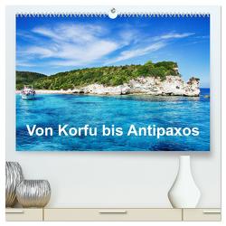 Von Korfu bis Antipaxos (hochwertiger Premium Wandkalender 2024 DIN A2 quer), Kunstdruck in Hochglanz von Hug,  Simone
