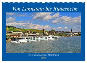 Von Lahnstein bis Rüdesheim – Am wunderschönen Mittelrhein (Wandkalender 2024 DIN A2 quer), CALVENDO Monatskalender von Klatt,  Arno