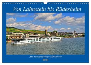 Von Lahnstein bis Rüdesheim – Am wunderschönen Mittelrhein (Wandkalender 2024 DIN A3 quer), CALVENDO Monatskalender von Klatt,  Arno