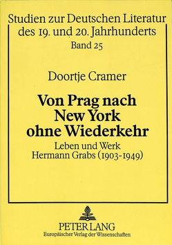 Von Prag nach New York ohne Wiederkehr von Cramer-Scharnagl,  Doortje