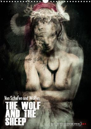 Von Schafen und Wölfen – The Wolf and the Sheep (Wandkalender 2023 DIN A3 hoch) von Blendwerk31
