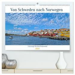 Von Schweden nach Norwegen mit dem Wohnmobil unterwegs (hochwertiger Premium Wandkalender 2024 DIN A2 quer), Kunstdruck in Hochglanz von Bussenius,  Baete