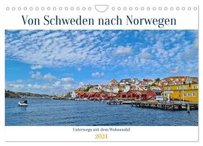 Von Schweden nach Norwegen mit dem Wohnmobil unterwegs (Wandkalender 2024 DIN A4 quer), CALVENDO Monatskalender von Bussenius,  Baete