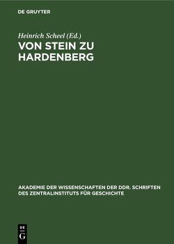 Von Stein zu Hardenberg von Scheel,  Heinrich, Schmidt,  Doris
