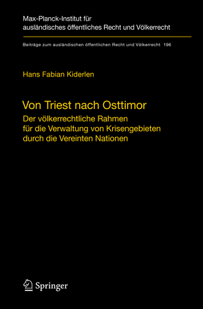 Von Triest nach Osttimor von Kiderlen,  Hans Fabian