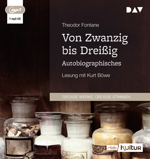 Von Zwanzig bis Dreißig. Autobiographisches von Böwe,  Kurt, Fontane,  Theodor