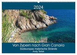 Von Zypern nach Gran Canaria (Wandkalender 2024 DIN A2 quer), CALVENDO Monatskalender von Tetak,  Andy