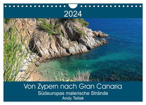 Von Zypern nach Gran Canaria (Wandkalender 2024 DIN A4 quer), CALVENDO Monatskalender von Tetak,  Andy