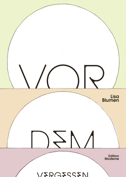 Vor dem Vergessen von Blumen,  Lisa, Schuler,  Christoph