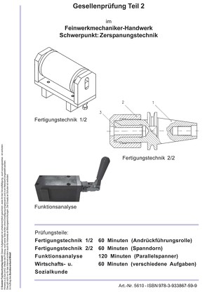 Vorbereitungsprüfung Theorie GP Teil 2 Feinwerkmechaniker Schwerpunkt Zerspanungstechnik