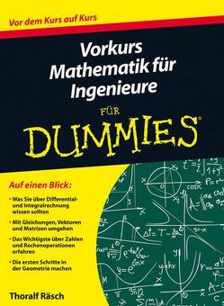 Vorkurs Mathematik für Ingenieure für Dummies von Räsch,  Thoralf