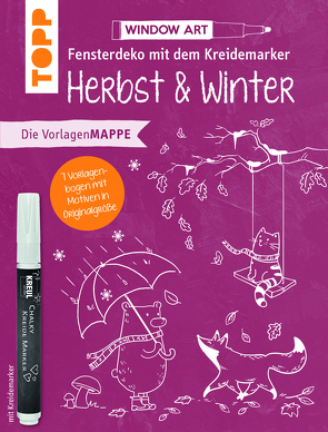 Vorlagenmappe Fensterdeko mit dem Kreidemarker – Herbst & Winter. von Kamieshkova,  Olya