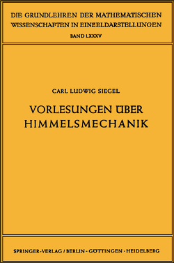 Vorlesungen über Himmelsmechanik von Siegel,  Carl Ludwig