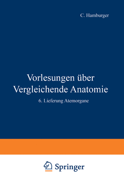 Vorlesungen Über Vergleichende Anatomie von Blochmann,  F., Buddenbrock,  W. v., Bütschli,  Otto., Hamburger,  C.