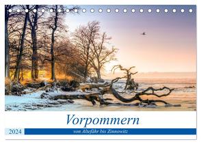 Vorpommern – von Altefähr bis Zinnowitz (Tischkalender 2024 DIN A5 quer), CALVENDO Monatskalender von Kantz,  Uwe