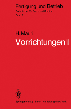 Vorrichtungen II von Mauri,  H.