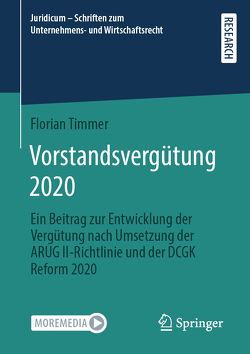 Vorstandsvergütung 2020 von Timmer,  Florian