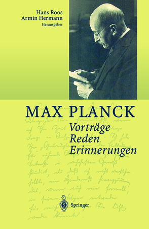 Vorträge Reden Erinnerungen von Hermann,  Armin, Planck,  Max, Roos,  Hans