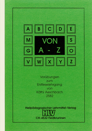 Vorübungen: Von A – Z von Aeschbach,  Käthi