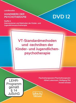 VT-Standardmethoden und -techniken der Kinder- und Jugendlichenpsychotherapie (DVD 12) von Luttermann,  Alfred, Pilz,  Wolfgang