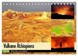 Vulkane Äthiopiens – Erta Ale und Dallol (Tischkalender 2024 DIN A5 quer), CALVENDO Monatskalender von Herzog,  Michael