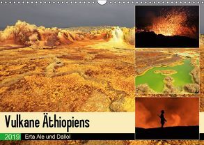 Vulkane Äthiopiens – Erta Ale und Dallol (Wandkalender 2019 DIN A3 quer) von Herzog,  Michael