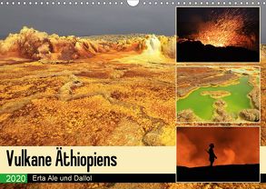 Vulkane Äthiopiens – Erta Ale und Dallol (Wandkalender 2020 DIN A3 quer) von Herzog,  Michael