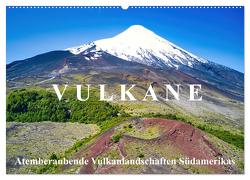 VULKANE: Atemberaubende Vulkanlandschaften Südamerikas (Wandkalender 2024 DIN A2 quer), CALVENDO Monatskalender von Kurz,  Michael