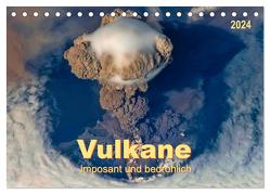 Vulkane – imposant und bedrohlich (Tischkalender 2024 DIN A5 quer), CALVENDO Monatskalender von Roder,  Peter