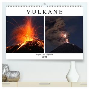 Vulkane – Magma, Lava, Eruptionen (hochwertiger Premium Wandkalender 2024 DIN A2 quer), Kunstdruck in Hochglanz von Szeglat,  Marc