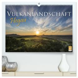 Vulkanlandschaft Hegau 2024 (hochwertiger Premium Wandkalender 2024 DIN A2 quer), Kunstdruck in Hochglanz von Keller,  Markus