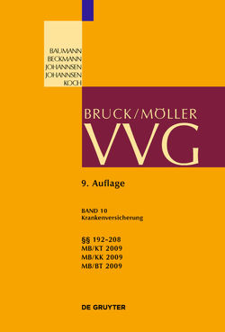 VVG / Krankenversicherung §§ 192-208 von Brand,  Oliver, Schubach,  Arno, Waldkirch,  Conrad