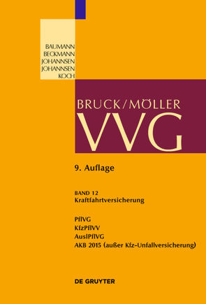 VVG / Kraftfahrtversicherung von Koch,  Robert
