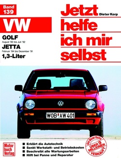 VW Golf II (ab 83), VW Jetta II (ab 83), 1.3 Liter von Korp,  Dieter