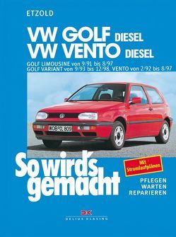 VW Golf III Diesel 9/91 bis 8/97, Vento Diesel 2/92 bis 8/97 von Etzold,  Rüdiger