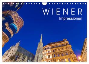 W I E N E R Impressionen (Wandkalender 2024 DIN A4 quer), CALVENDO Monatskalender von Dieterich,  Werner